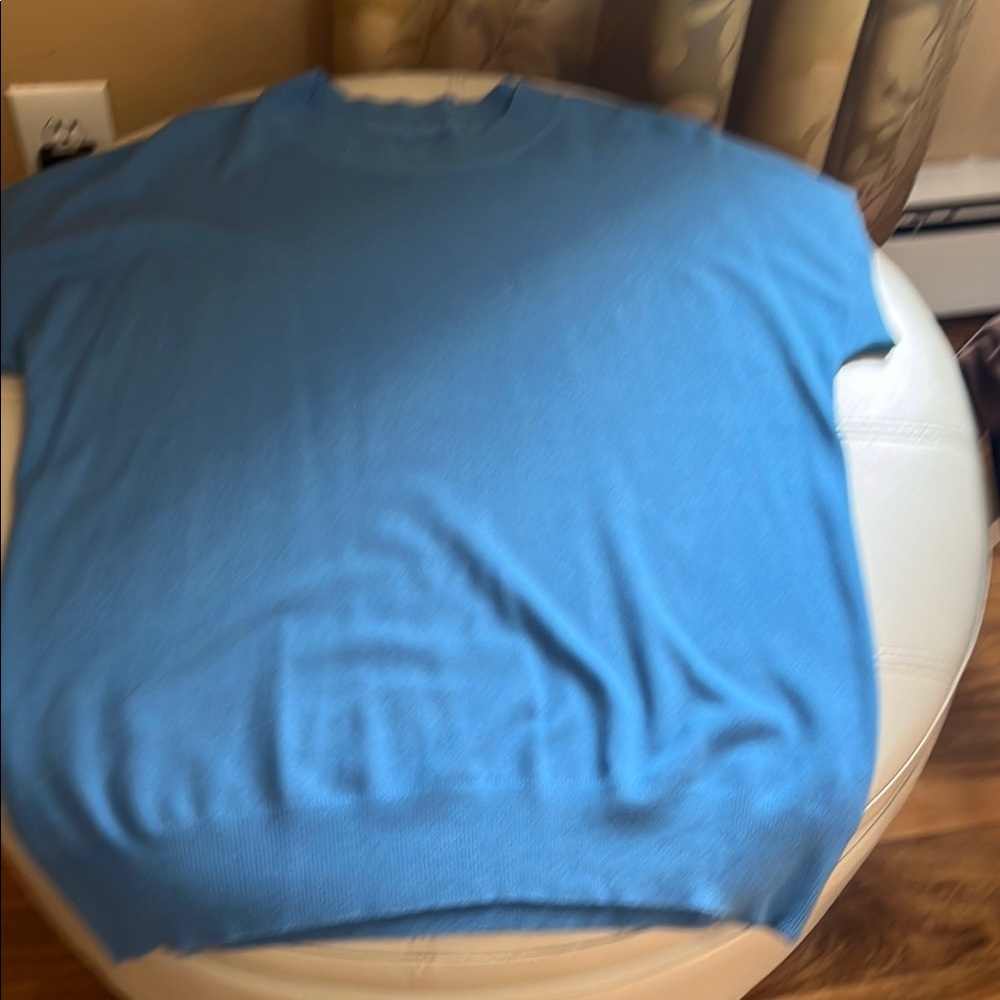 Women’s Blue cap sleeve Sweater